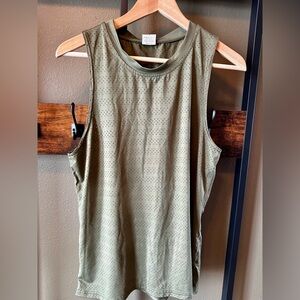 ZYIA Olive Woman’s MuscleTank Top